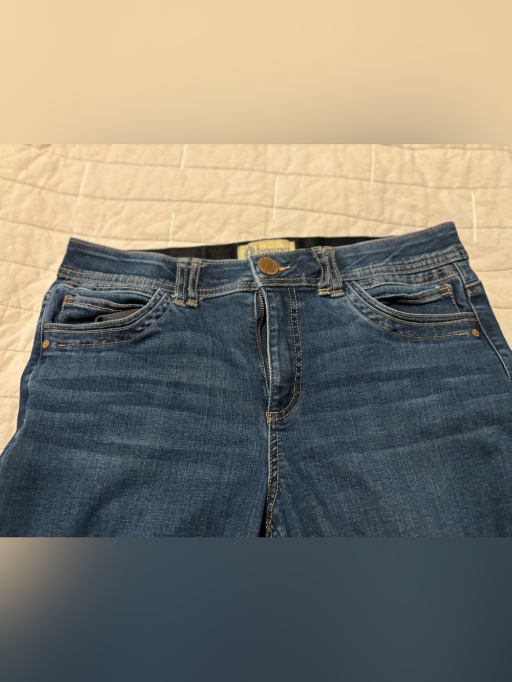 Democracy Ab Technology Jeans Womens 12 Stretch Straight Leg Dark Wash